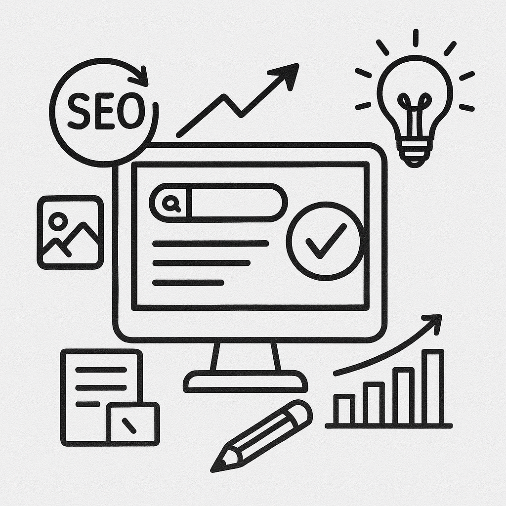 SEO Content Strategy Illustration